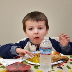 Little Boy Eating